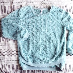 Faux Fur Sweatshirt